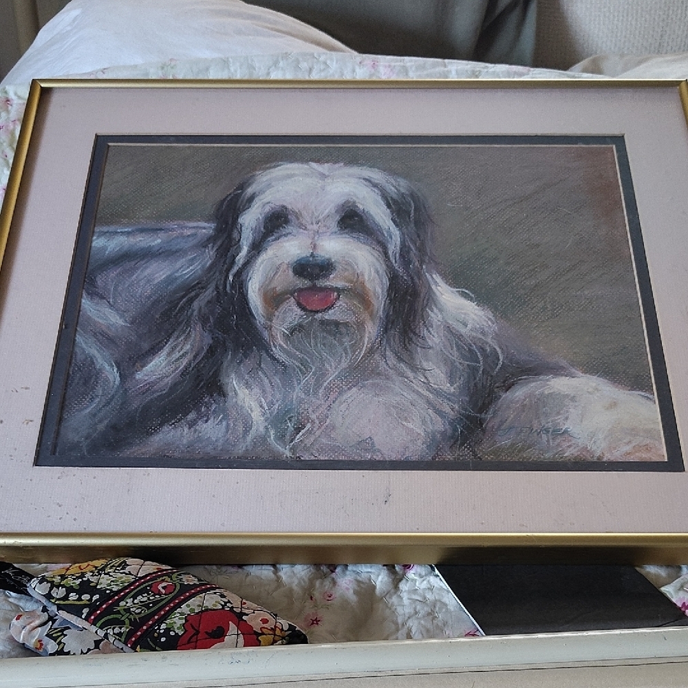 Dog Portrait Framed Art